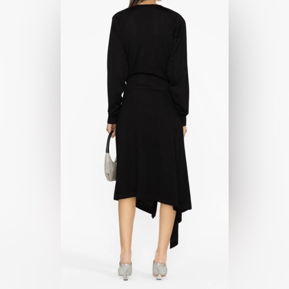 NWOT ATTICO ATWELL Buttery Soft Lightweight Lana Wool MIDI DRESS size Med/US 8 - Picture 4 of 15